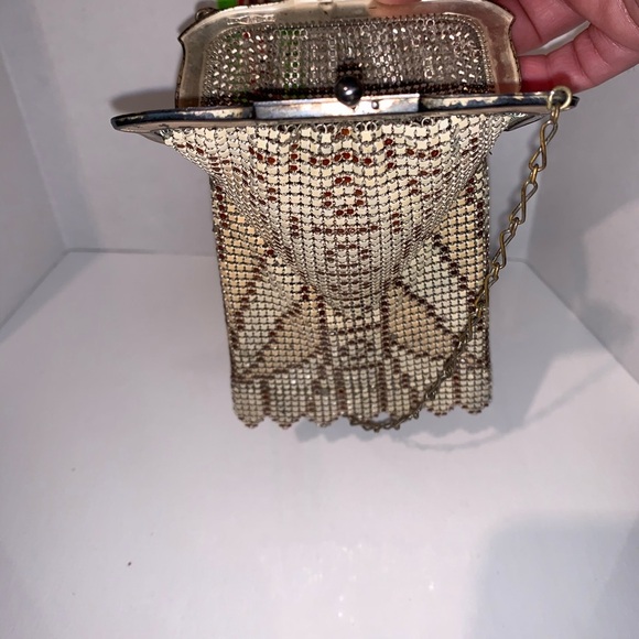 Whiting and Davis Vintage beaded satchel - Picture 13 of 16
